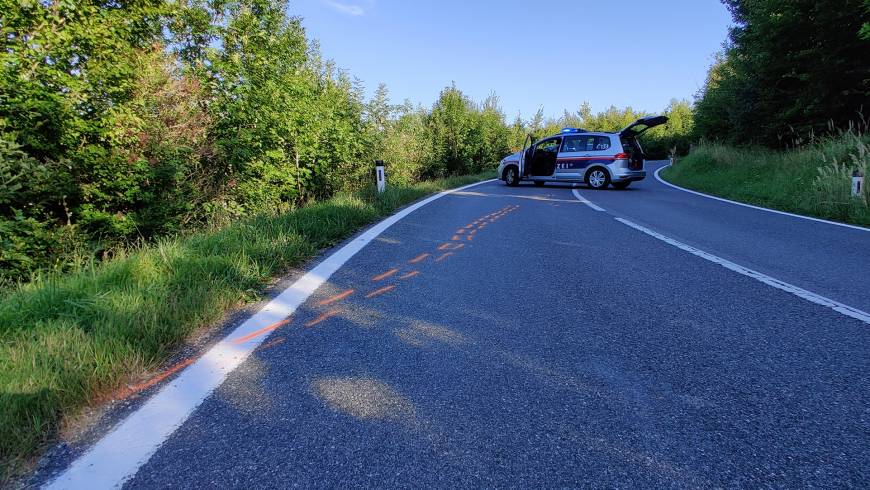 Tragischer Motorradunfall auf der Tullnerstraße