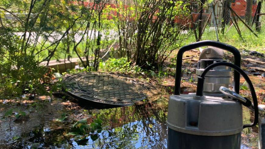 Technischer Einsatz nach Wasserrohrbruch