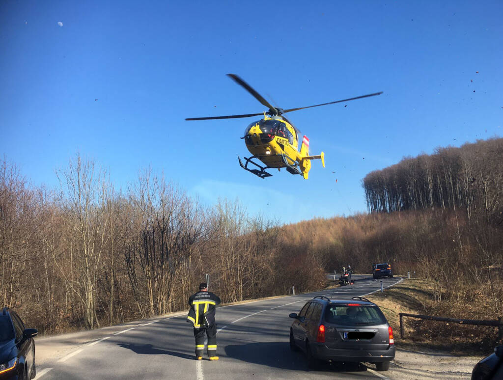 Motorradunfall auf der Tullner Straße