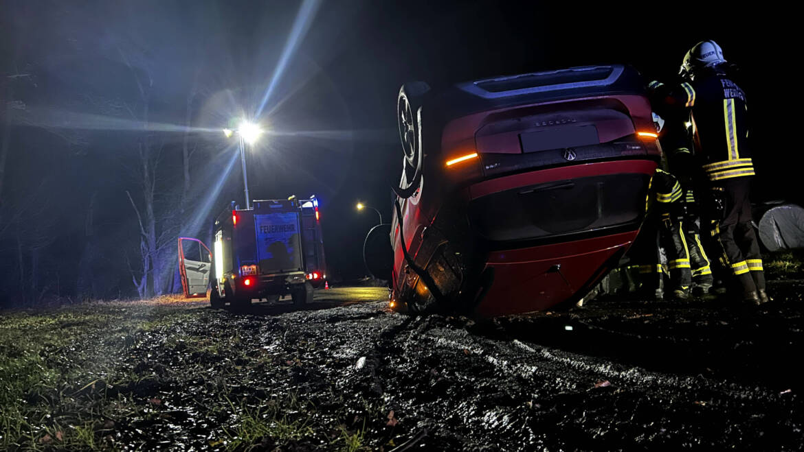 Verkehrsunfall auf der Steinrieglstraße