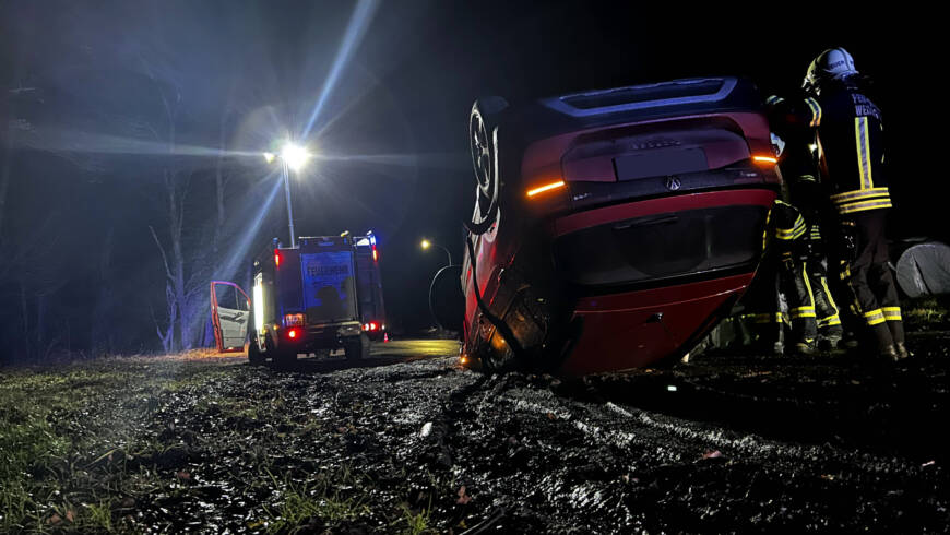 Verkehrsunfall auf der Steinrieglstraße